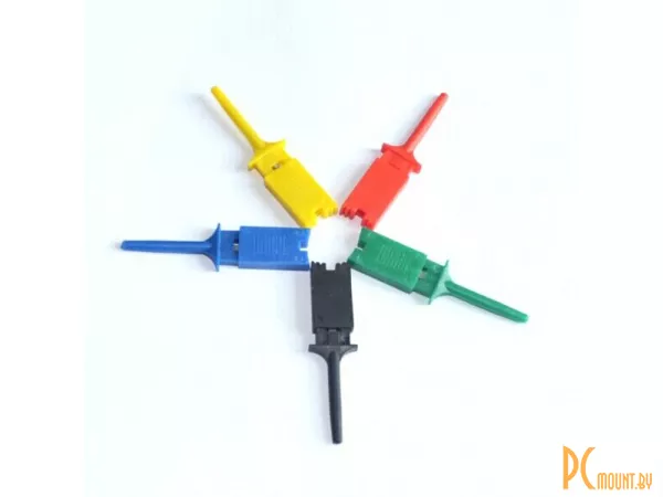 Test Hooks Clips for Logic Analyzers Logic Test Clip 5 Colors: Red Black Yellow Green Blue (цена за 1шт.)