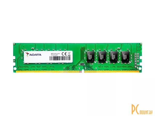 Память оперативная DDR4, 4GB, PC19200 (2400MHz), A-Data AD4U2400J4G17-S