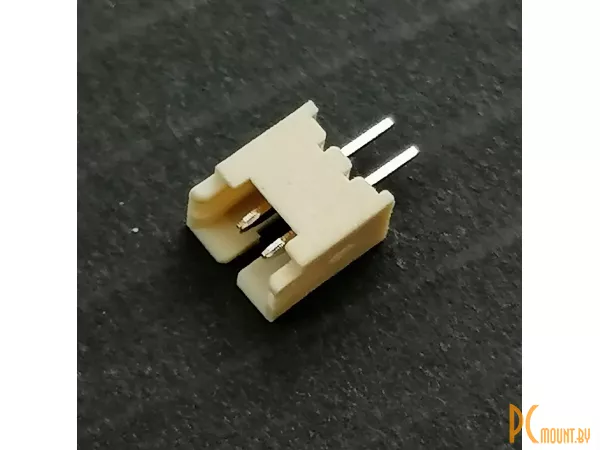 JST-SH 1.25мм Разъем, 2 pin male, THT монтаж на печатную плату