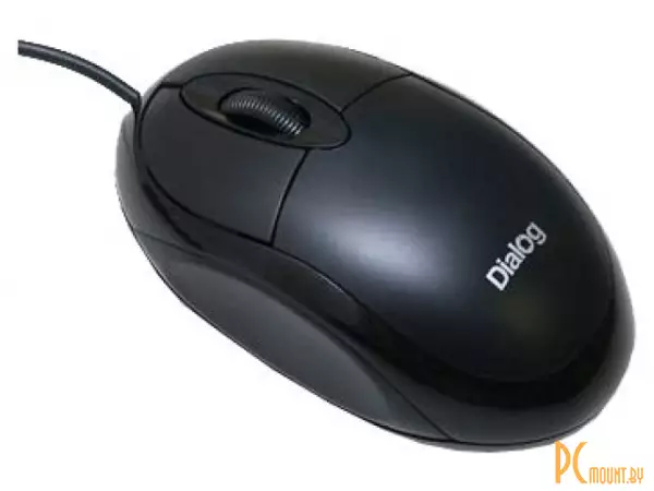 Мышь Dialog MOP-00BU, Black, USB