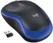 Мышь Logitech M185 Wireless <910-002239> 3btn+Roll, Black/Blue, mini-приёмник, USB, RTL